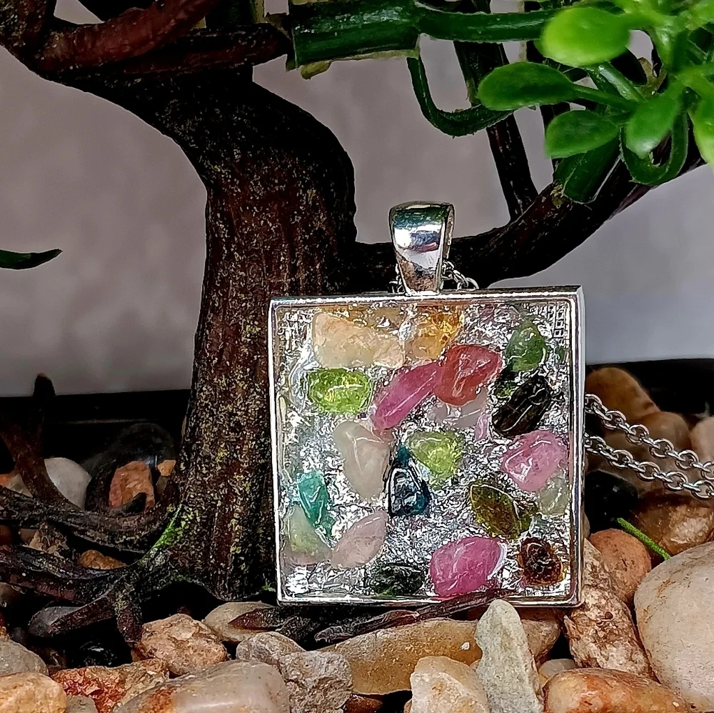 Tourmaline Pendant Necklace